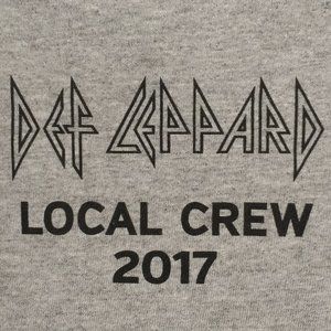 Def Leppard Local Crew 2017 Shirt
